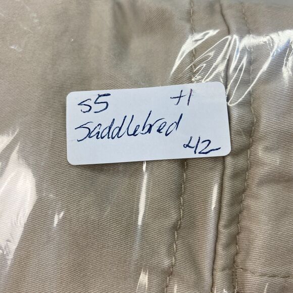 Saddlebred Cargo Shorts Mens 42 Khaki Tan Relaxed Stretch Casual Pockets - Picture 10 of 11